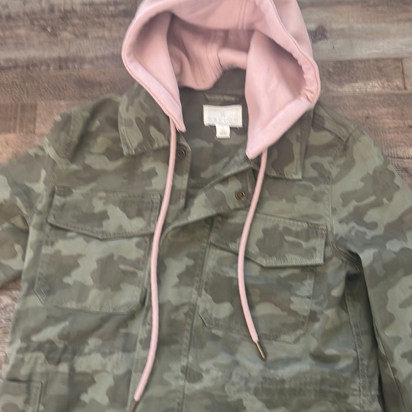 Caslon Cotton Camouflage Jacket. Size Small. New without tags. - Picture 3 of 11